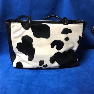 Americana satchel faux cowhide